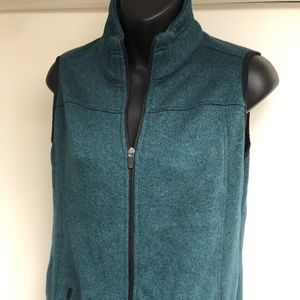 Women's OLD NAVY ACTIVE Green Zippered Vest